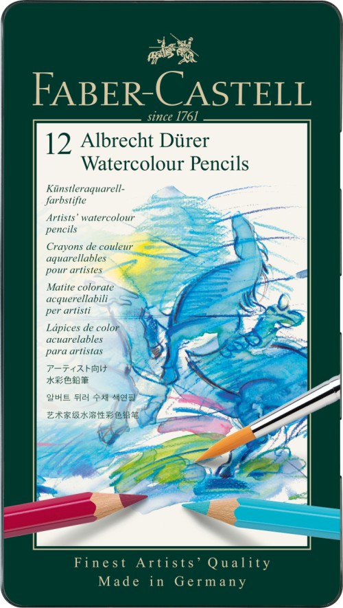 CREIOANE COLORATE ACUARELA 12 CULORI A. DURER FABER-CASTELL