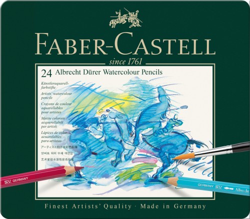 CREIOANE COLORATE ACUARELA 24 CULORI A. DURER FABER-CASTELL