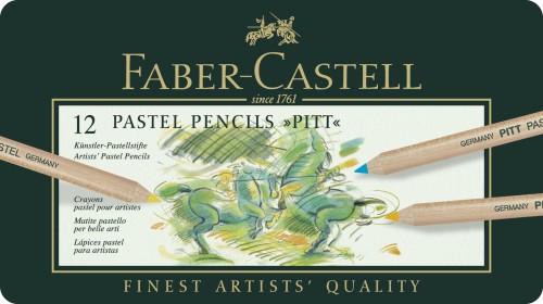 CREIOANE PASTEL PITT 12 CULORI FABER-CASTELL