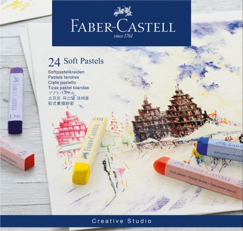 CREIOANE PASTEL SOFT 24 CULORI FABER-CASTELL