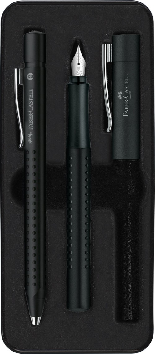 SET STILOU + PIX GRIP 2011 NEGRU FABER-CASTELL