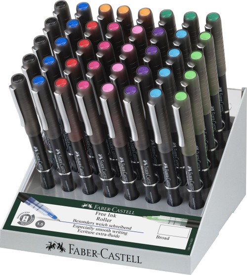 DISPLAY 40 BUC ROLLER FREE INK 1.5MM FABER-CASTELL