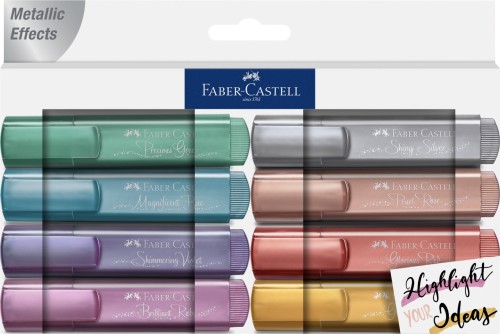 TEXTMARKER SET 8 METALIZAT FABER-CASTELL