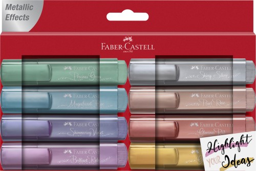 TEXTMARKER SET 8 METALIZAT II FABER-CASTELL