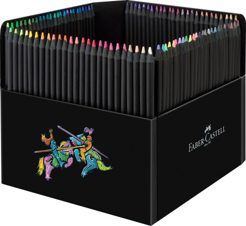 CREIOANE COLORATE 100 CULORI BLACK EDITION FABER-CASTELL