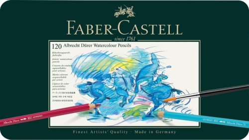 CREIOANE COLORATE ACUARELA 120 BUC  A. DURER FABER-CASTELL