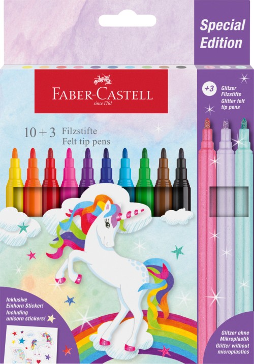 CARIOCA 10+3 CULORI UNICORNI FABER-CASTELL