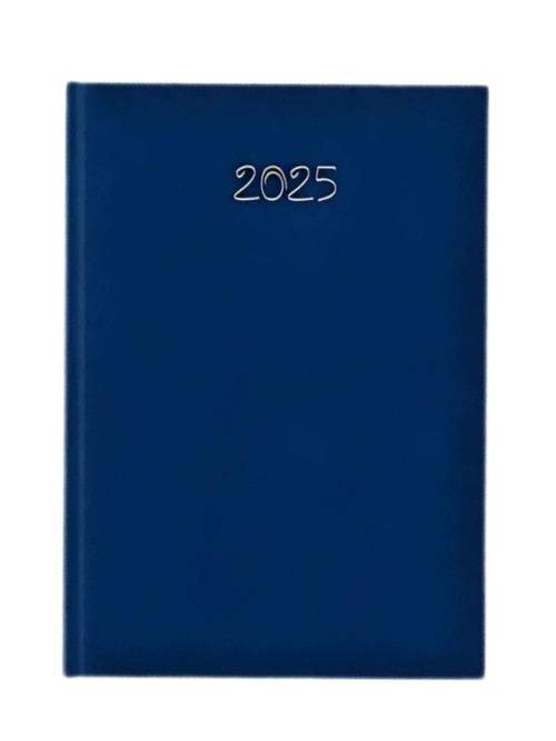 Agenda Herlitz datata saptamanala 2025, B5, 128 pagini, coperta buretata, culoare albastru