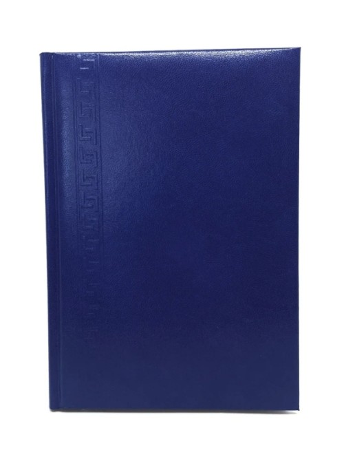 Agenda Herlitz nedatata A5, 224 pagini, coperta buretata, culoare albastru