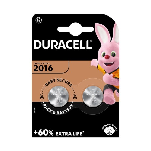 Baterie Duracell CR2016, 2 bucati/set