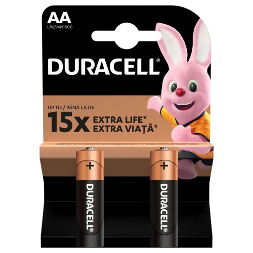 Baterie Duracell LR06, AA, 2 bucati/set