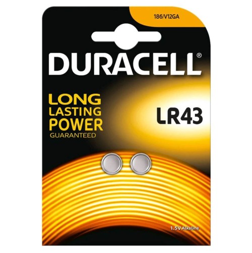 Baterie Duracell LR43, 2 bucati/set