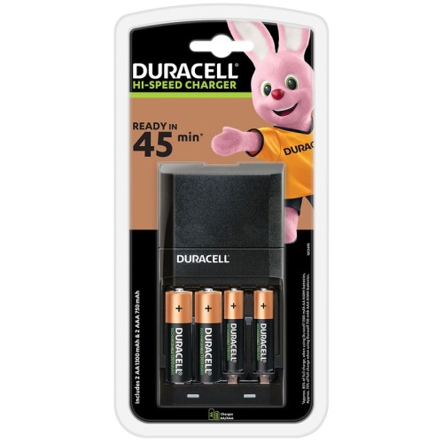 Incarcator Duracelll + 2 Acumulatori AA 1300 MAh + 2 Acumulatori AAA 750 MAh