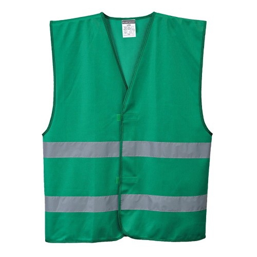 Vesta de semnalizare, PortWest, verde, marimea L/XL