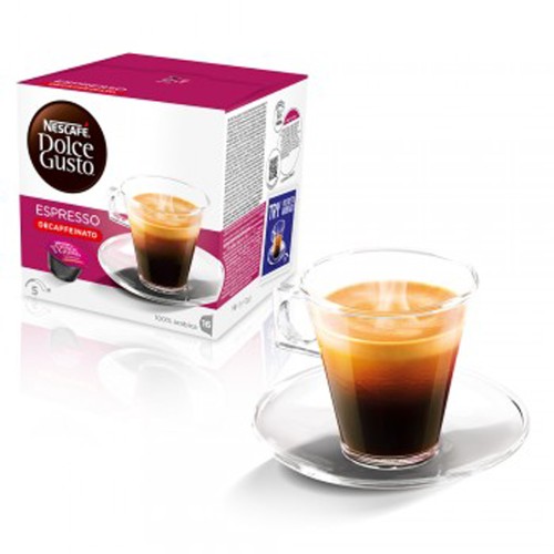 Nescafe Dolce Gusto, Espresso Decaf Red, 96 g, 16 capsule/cutie