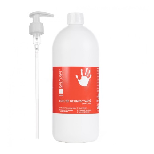 Dezinfectant pentru maini Sense Forte, virucid, 80 % alcool, 1 l