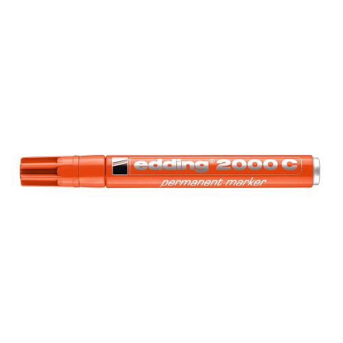 Marker permanent Edding 2000, varf rotund 1.5-3 mm, orange