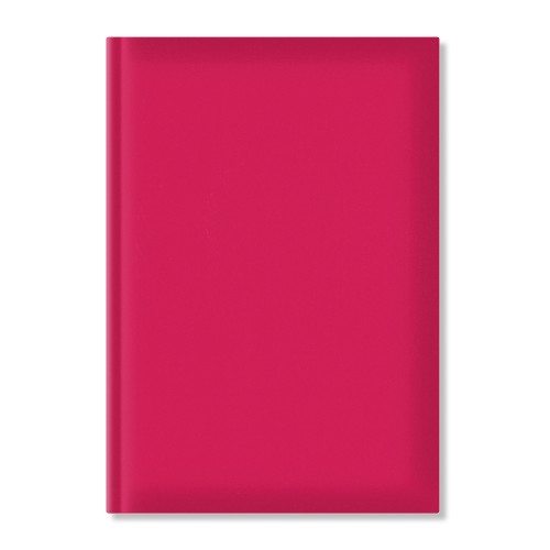 Agenda nedatata A5, hartie offset alb, coperta fucsia