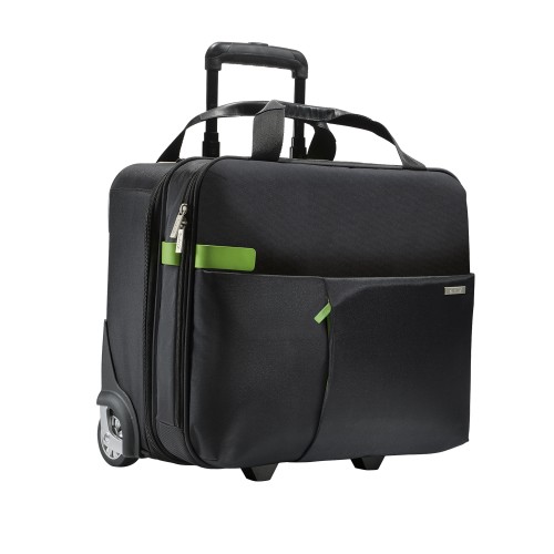 Geanta Leitz Complete cu 2 rotile Smart Traveller, negru