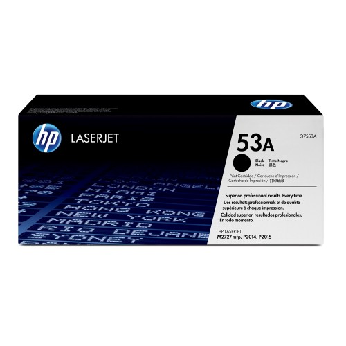 Toner original HP Q7553A, 3000 pagini, negru