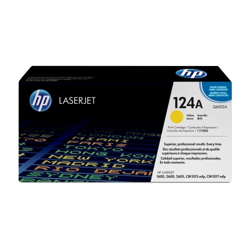 Toner original HP Q6002A, 2000 pagini, galben