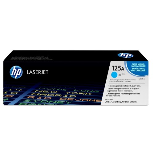 Toner original HP CB541A, 1400 pagini, cyan