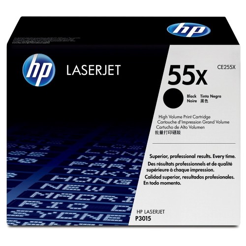 Toner original HP CE255X, 12500 pagini, negru