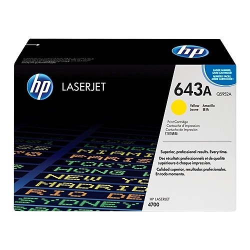 Toner original HP Q5952A, 10000 pagini, galben