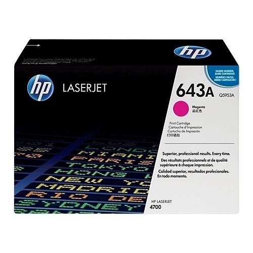 Toner original HP Q5953A, 10000 pagini, magenta