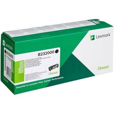 Toner original Lexmark B232000, 3000 pagini, negru