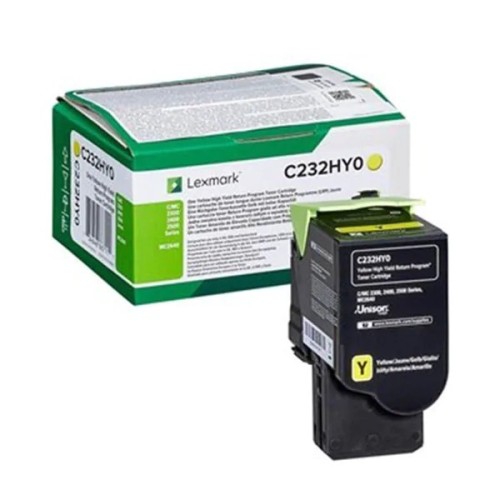 Toner original Lexmark C232HY0, 2300 pagini, galben