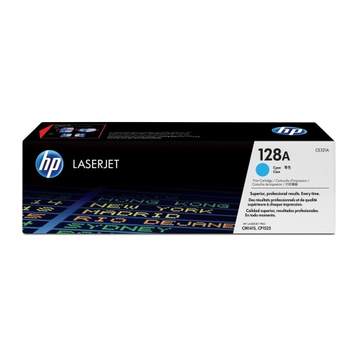 Toner original HP CE321A, 1300 pagini, cyan