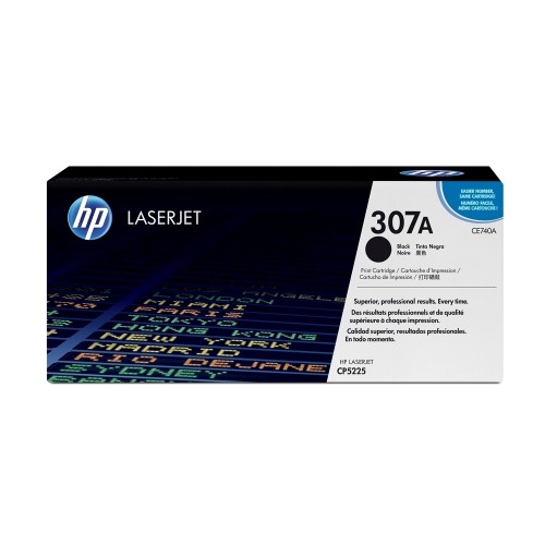 Toner original HP CE740A, 7000 pagini, negru