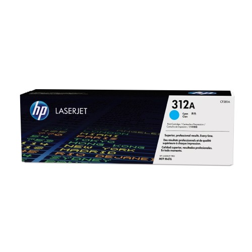 Toner original HP CF381A, 2700 pagini, cyan