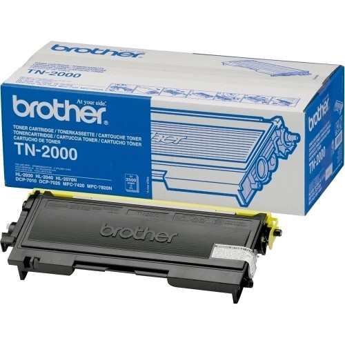 Toner original Brother TN2000, 2500 pagini, negru