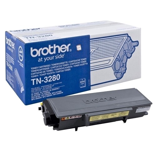 Toner original Brother TN3280, 8000 pagini, negru