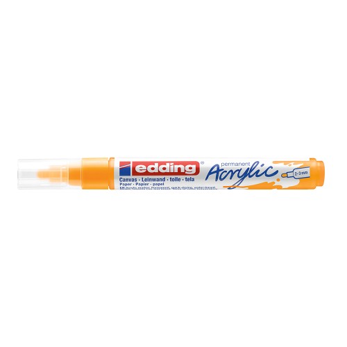 Marker acrilic Edding 5100, varf 2-3 mm, portocaliu