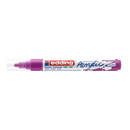 Marker acrilic Edding 5100, varf 2-3 mm, mov