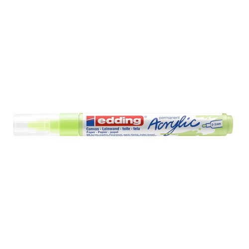 Marker acrilic Edding 5100, varf 2-3 mm, verde pastel