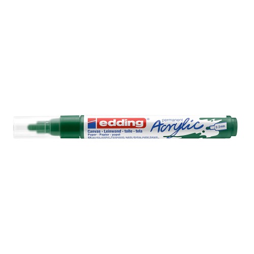 Marker acrilic Edding 5100, varf 2-3 mm, verde