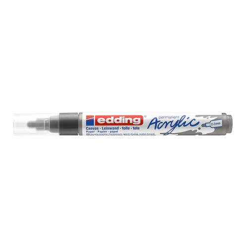 Marker acrilic Edding 5100, varf 2-3 mm, gri