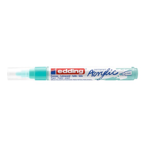 Marker acrilic Edding 5100, varf 2-3 mm, turcoaz