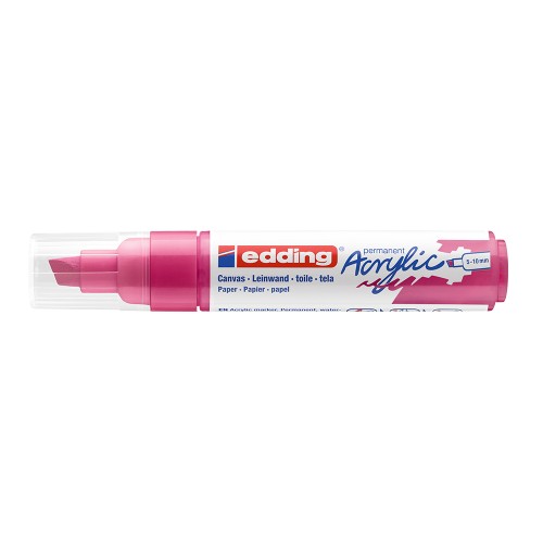 Marker acrilic, Edding 5000, varf tesit 5-10 mm, magenta