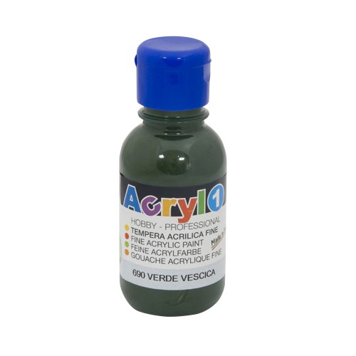 Tempera acrilica Morocolor Primo 125 ml verde imperial