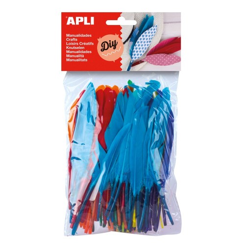 Set pene APLI, diverse culori, 100 bucati/set