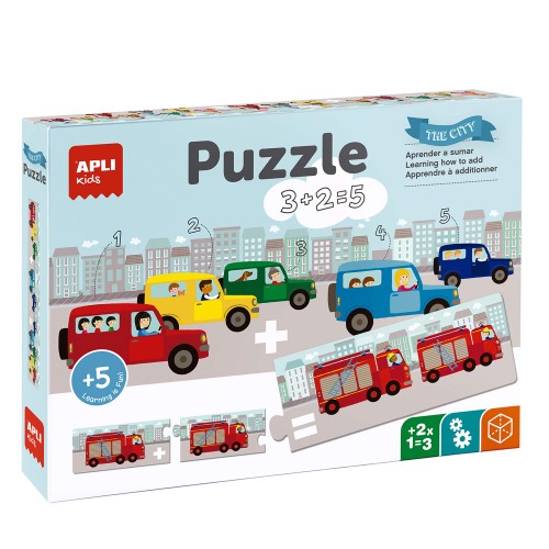 Puzzle Apli, 30 piese, tematica mijloace de transport