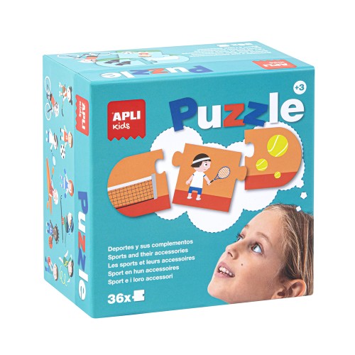 Puzzle Apli, 36 piese, tematica Sport