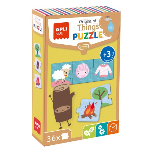 Puzzle Apli, 36 piese, 7x7 cm