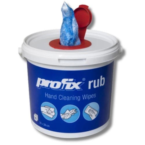 Lavete umede Profix® RUB pentru curatare intensiva, galetusa cu 72 de lavete preimpregnate