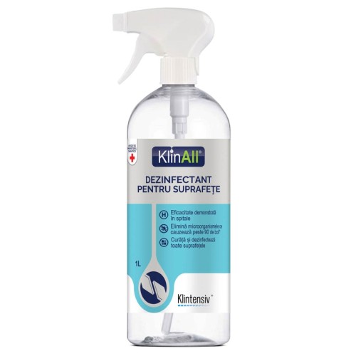 Spray dezinfectant pentru suprafete KlinAll 1 L